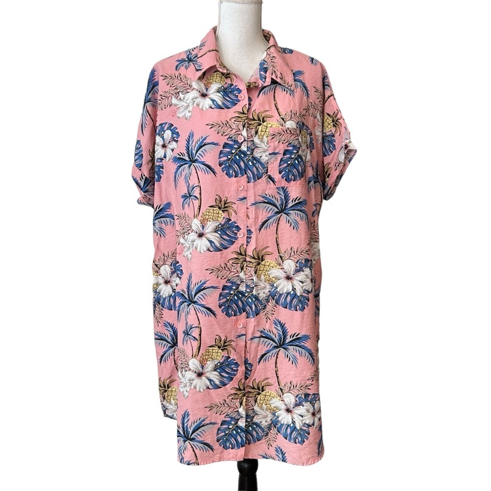 Ekouaer Women’s Swimsuit Cover Up Bikini Beachwear Bathing Suit Button Down XL